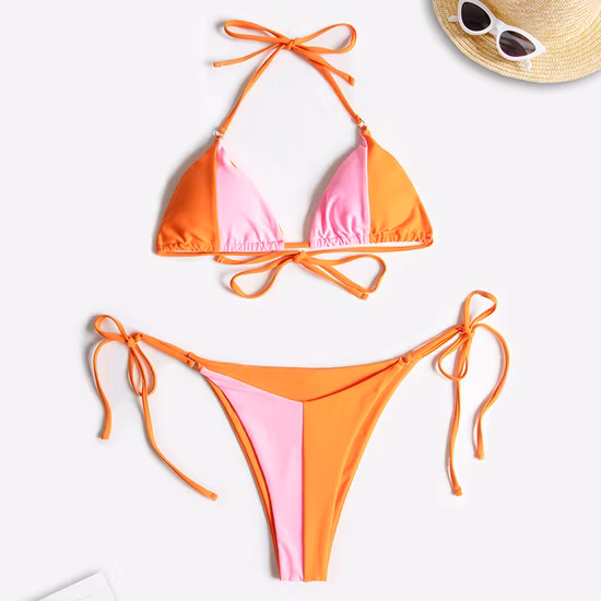 2023 Custom Teen Hot Sexy Bikini Jeune Fille Maillots De Bain 2023 Bikini Set