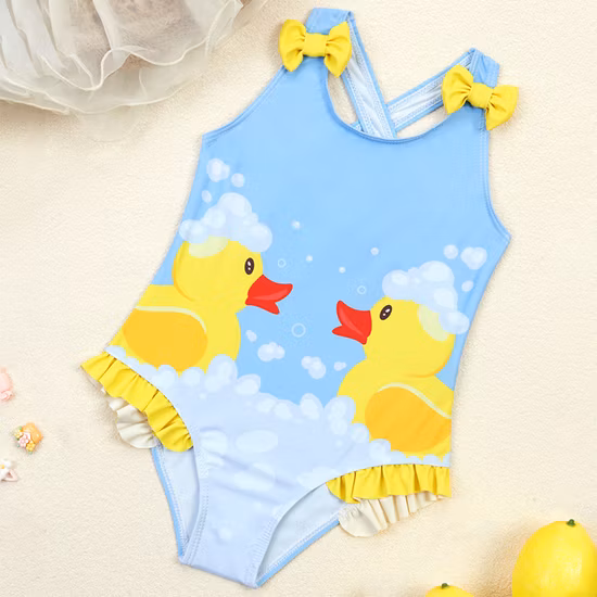 Maillot de bain imprimé pour enfants durable Eco Friendly Maillot de bain personnalisé pour enfants Maillots de bain à manches courtes pour enfants Maillots de bain pour garçons